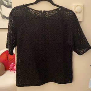 Tibi lace top